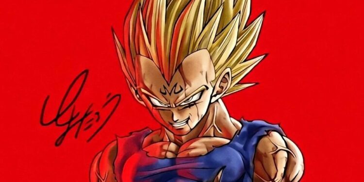 Majin Vegeta trong anime dragon ball z