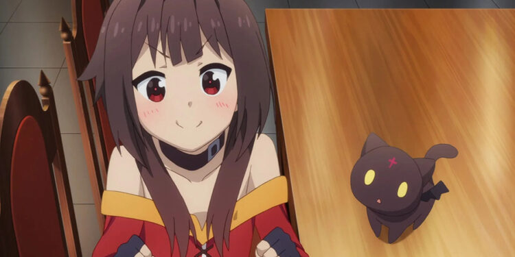 nhân vật Megumin trong anime KonoSuba