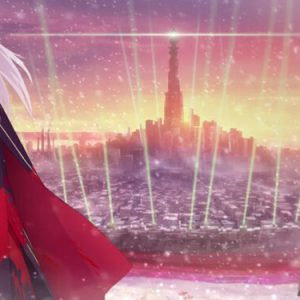 anime Vampire in the Garden