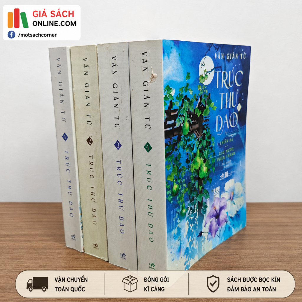 Trúc Thư Dao Trọn Bộ 4 Tập – Văn Giản Tử | Nhã Nam